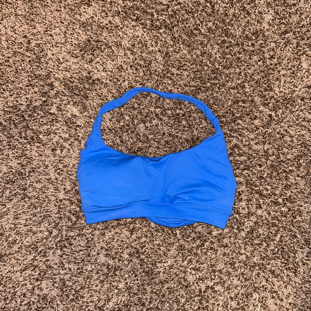 Blue Sports Bra